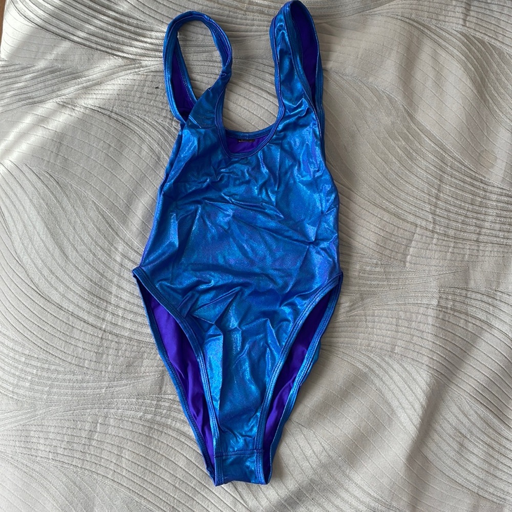 Blue Sparkly Bodysuit